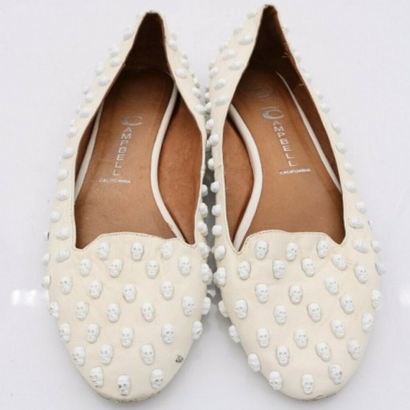 Jeffrey Campbell Womens  Skulltini Flat Shoes - Picture 6 of 11